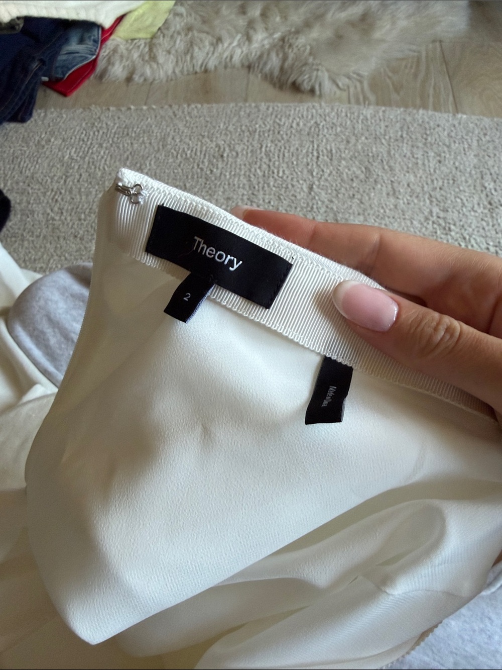 Theory Maxi Linen Skirt